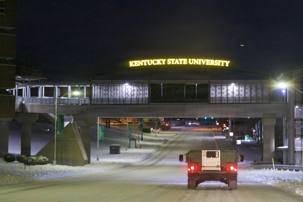 Kentucky Army National Guard Soldiers support Winter Storm Fern Recovery