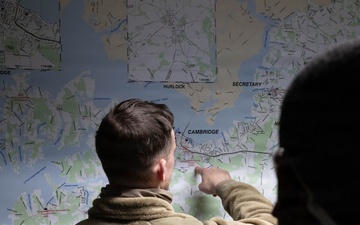 U.S. Army National Guard Lt. Jackson Rickwalder Gives Dorchester County Responders A Brief