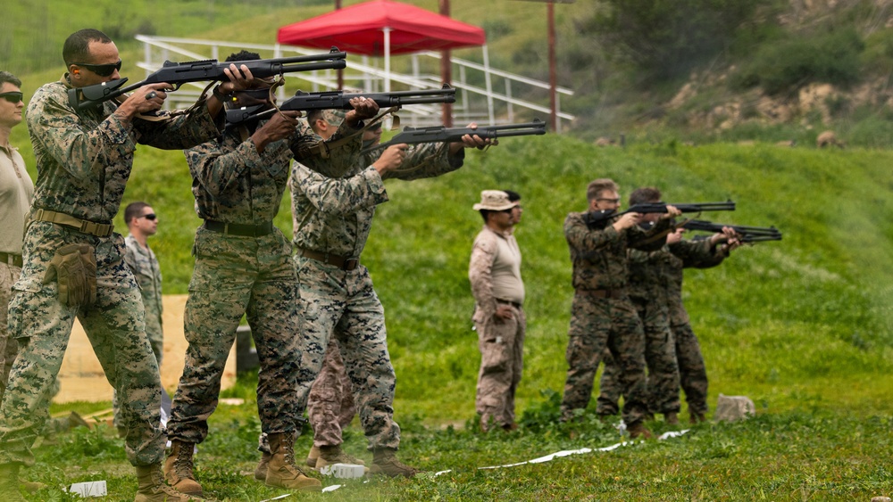 1st MLG Marines conduct C-SUAS and shotgun operations