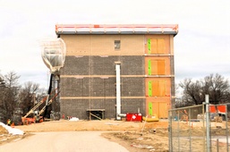 January 2026 construction operations on $55.75 million Collective Training Officers Quarters Project at Fort McCoy