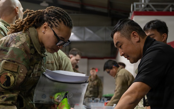 Airmen arrive at an undisclosed location within CENTCOM AOR&amp;#xA;