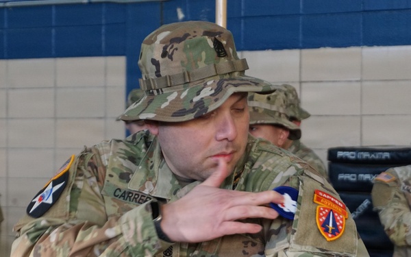 Soldiers of 1st Security Force Assistance Brigade stood up the Army Security force Assistance Brigade –