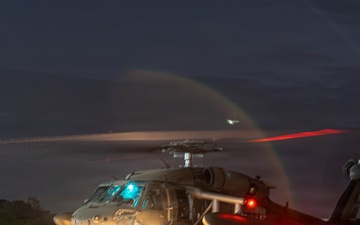 Joint Task Force-Bravo delivers HH-60L helicopters to support the Combine Jungle Operations Training Course