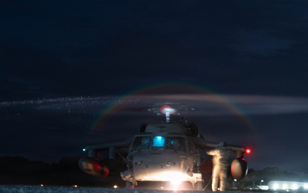 Joint Task Force-Bravo delivers HH-60L helicopters to support the Combine Jungle Operations Training Course