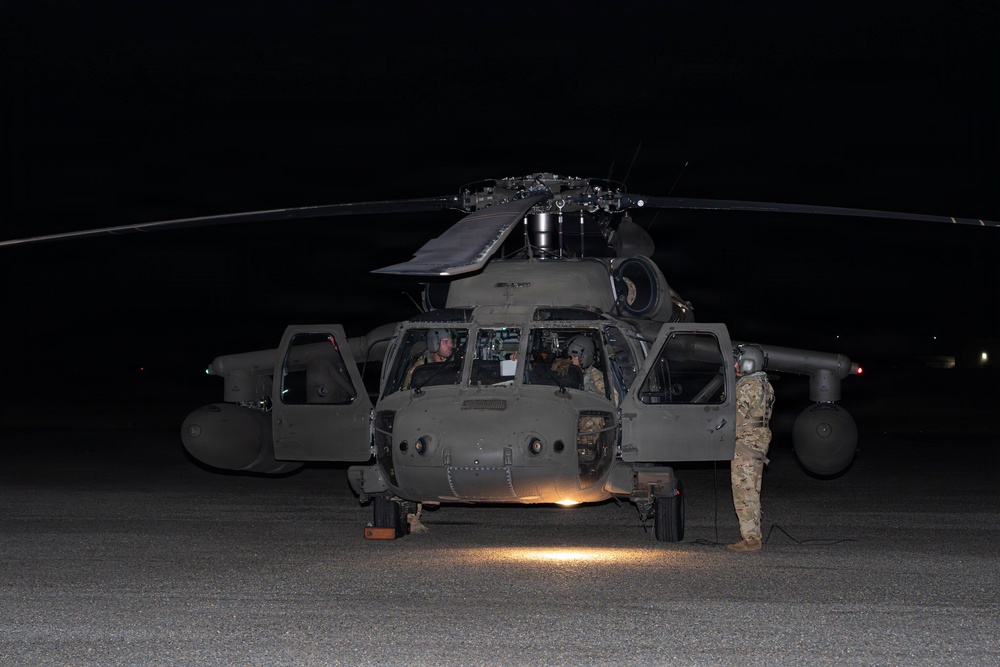 Joint Task Force-Bravo delivers HH-60L helicopters to support the Combine Jungle Operations Training Course