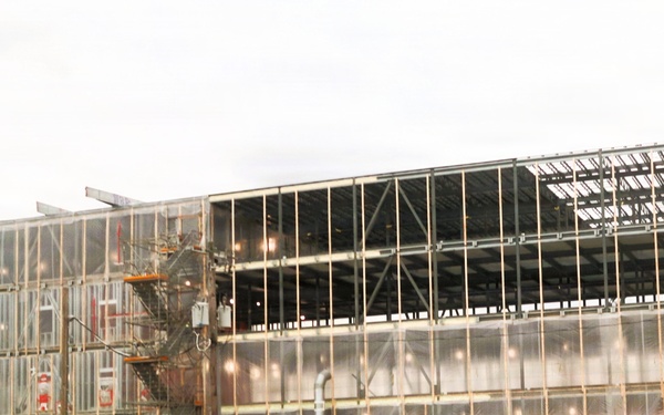 January 2026 construction operations on $55.75 million Collective Training Officers Quarters Project at Fort McCoy