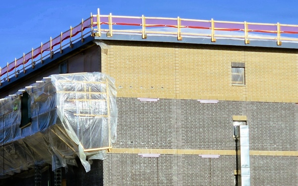 January 2026 construction operations for $55.75 million Collective Training Officers Quarters Project at Fort McCoy