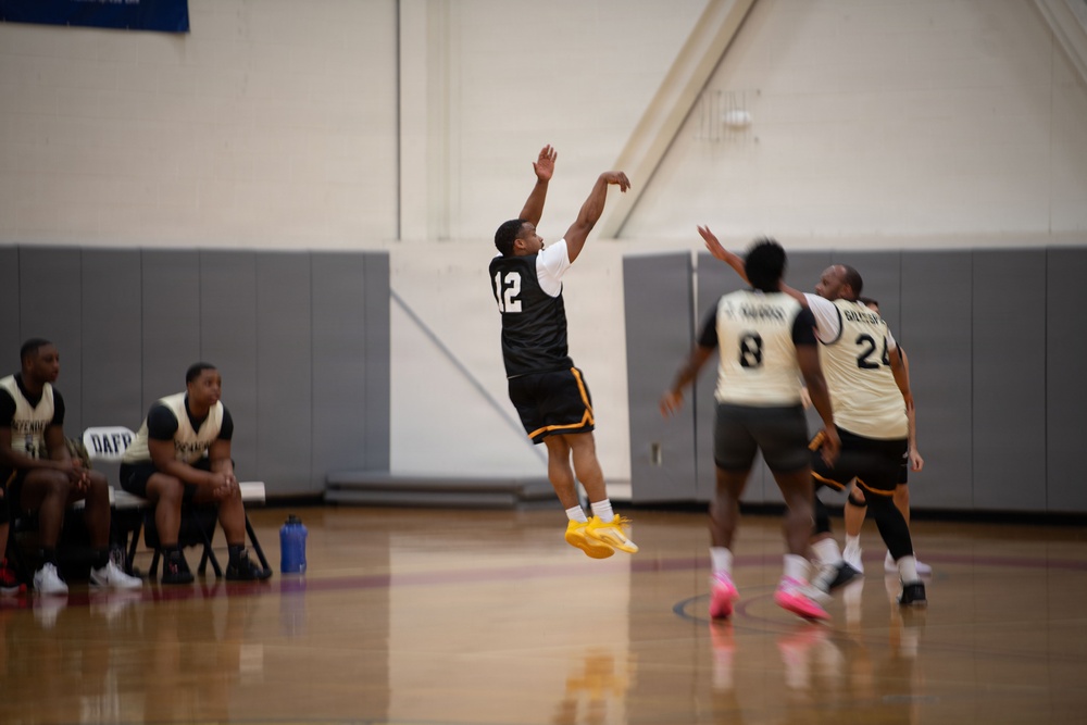 Intramural basketball: 436th APS v. 436th SFS