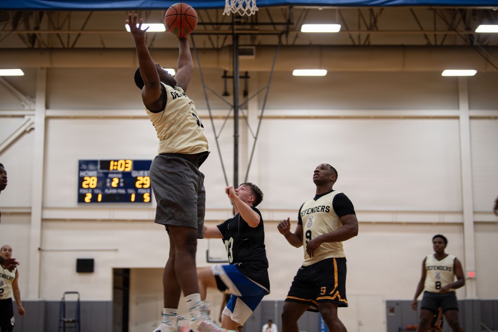 Intramural basketball: 436th APS v. 436th SFS