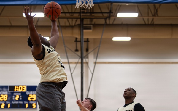 Intramural basketball: 436th APS v. 436th SFS