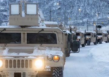 CORE 26 | Logistics Marines and Sailors Land in Norway for Cold Response 26