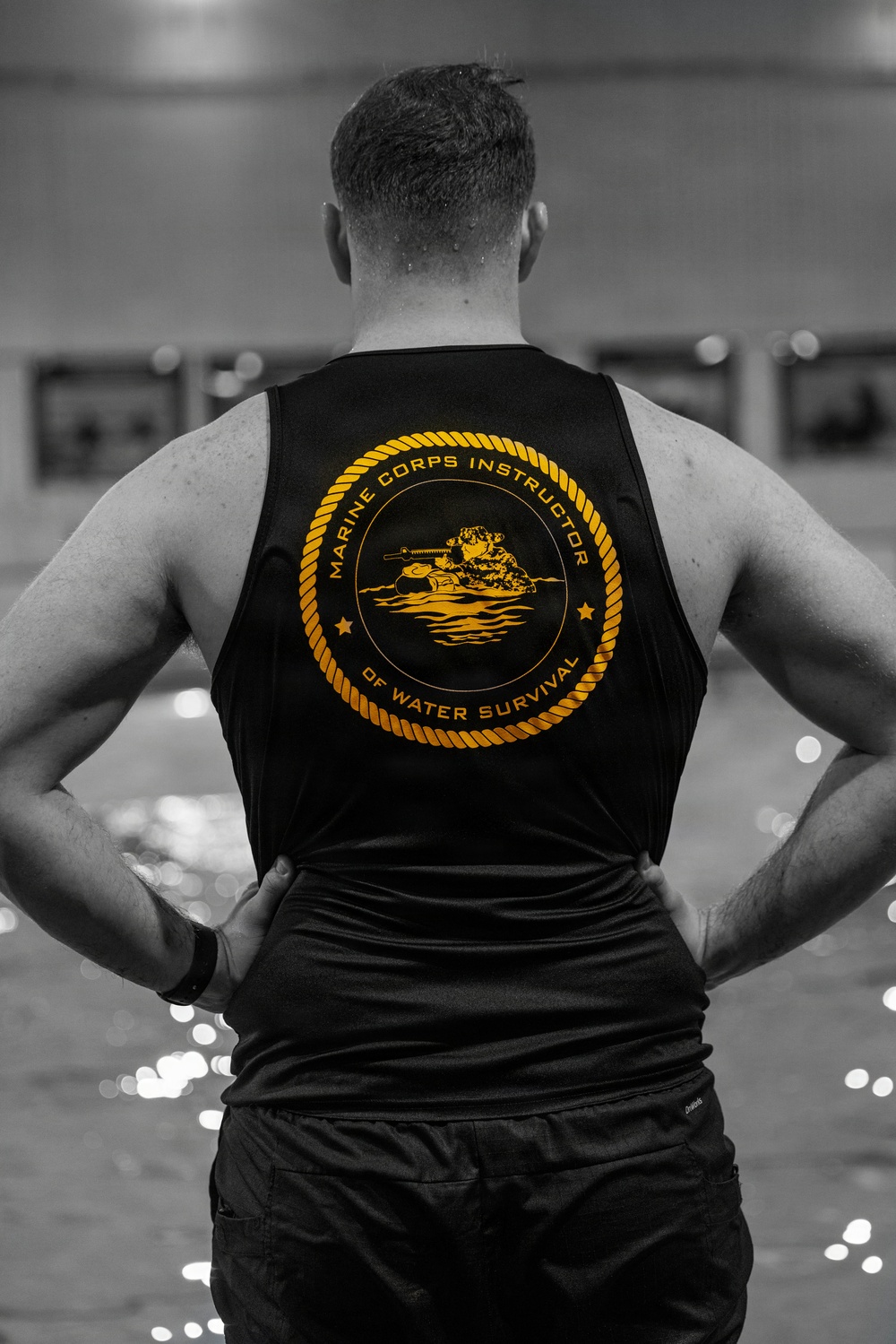 U.S. Marines participate in Water Survival Advanced Course