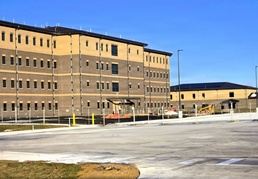 January 2026 construction operations of East Barracks Project at Fort McCoy