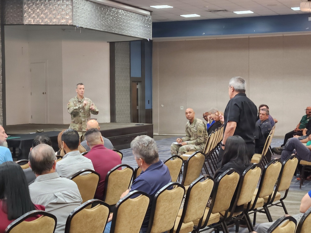 Fort Buchanan leadership highlights transparency, teamwork during town hall