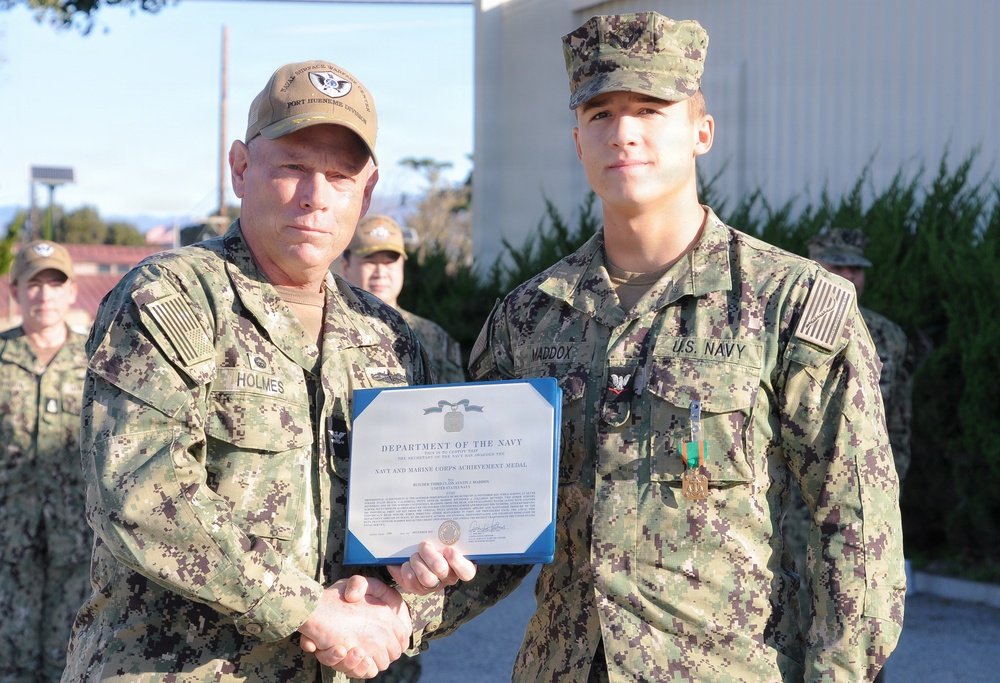 Navy Seabee Earns Achievement Medal for Rescuing Injured Surfer