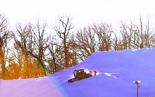 Fort McCoy groomer ops at Whitetail Ridge Ski Area