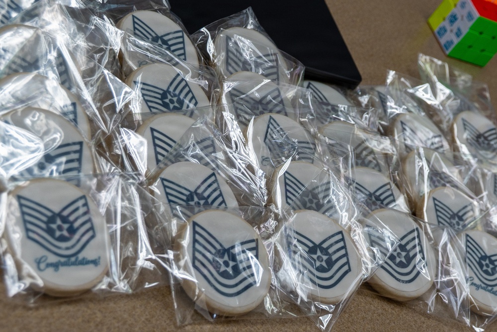 JTF - DC Joint Information Center celebrates Tech. Sgt. Crugnale promotion