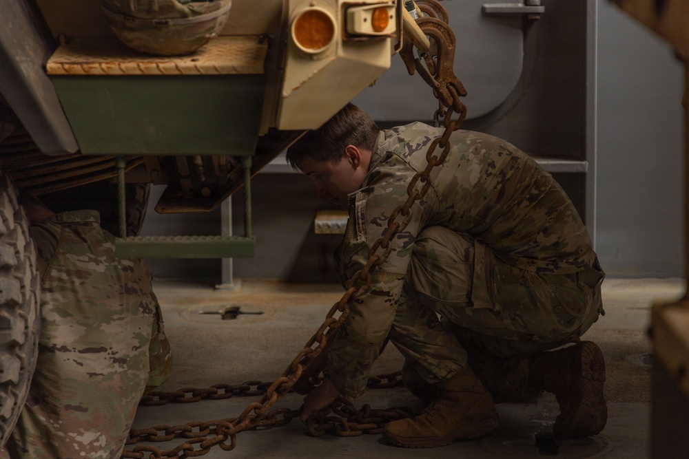 LSV-8 Supports 25th CAB Equipment Transport