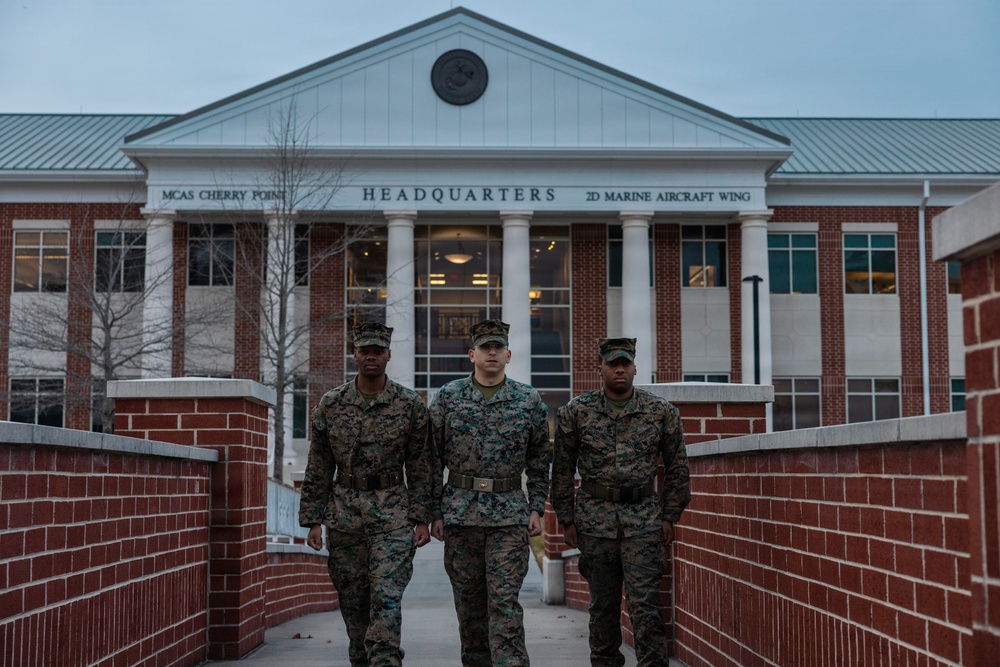 MCAS Cherry Point Colors Ceremony