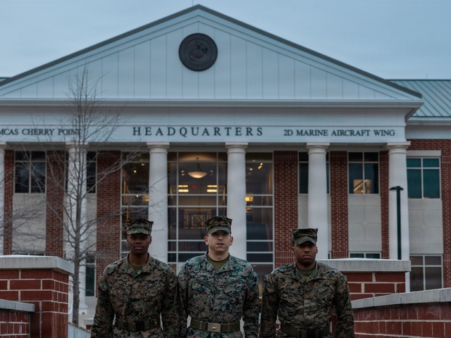 MCAS Cherry Point Colors Ceremony