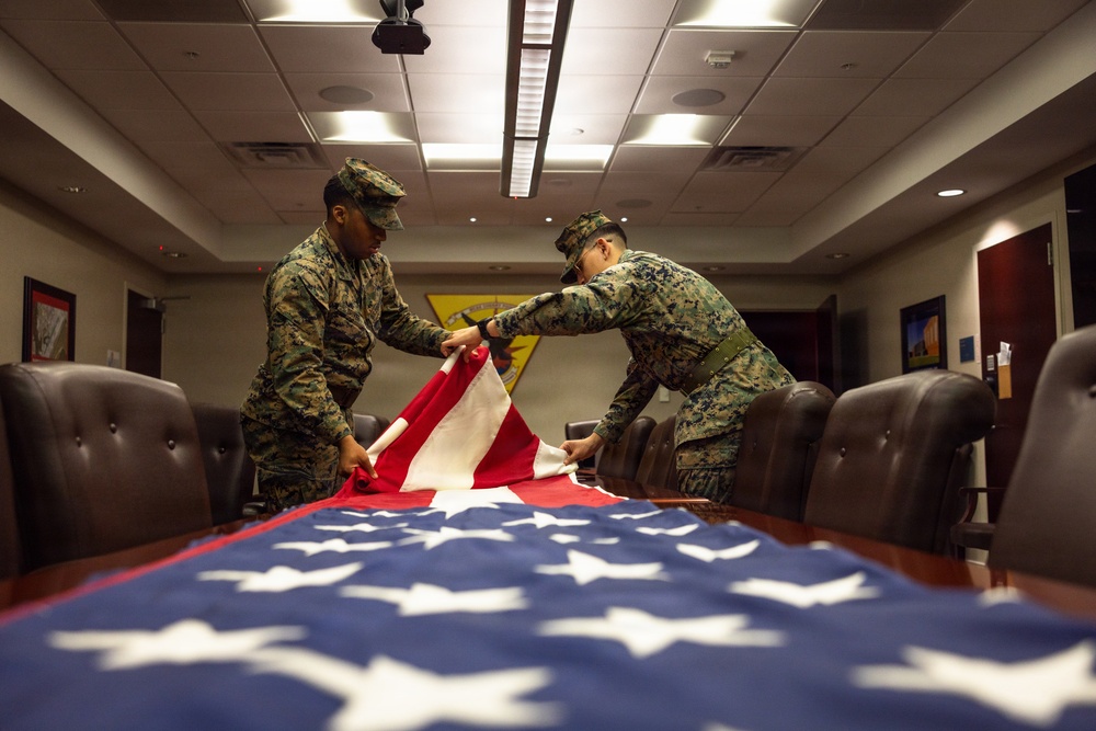 MCAS Cherry Point Colors Ceremony