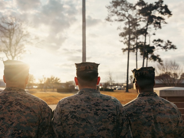 MCAS Cherry Point Colors Ceremony