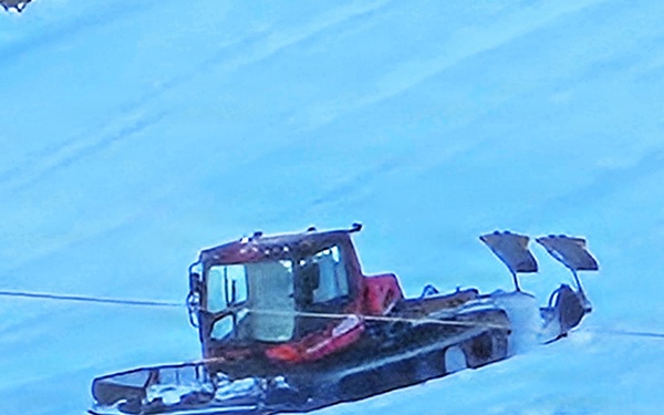 Snow groomer operations at Fort McCoy's Whitetail Ridge Ski Area