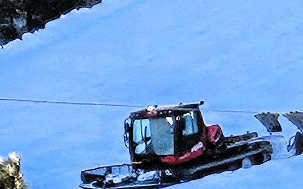 Snow groomer operations at Fort McCoy's Whitetail Ridge Ski Area