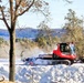 Snow groomer operations at Fort McCoy's Whitetail Ridge Ski Area