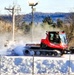 Snow groomer operations at Fort McCoy's Whitetail Ridge Ski Area