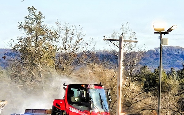 Snow groomer operations at Fort McCoy's Whitetail Ridge Ski Area