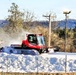 Snow groomer operations at Fort McCoy's Whitetail Ridge Ski Area