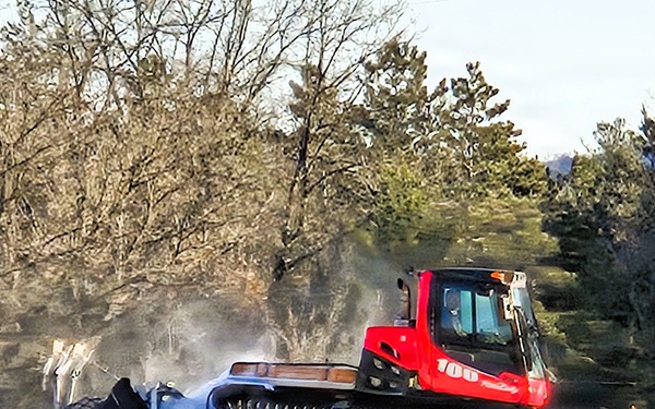 Snow groomer operations at Fort McCoy's Whitetail Ridge Ski Area