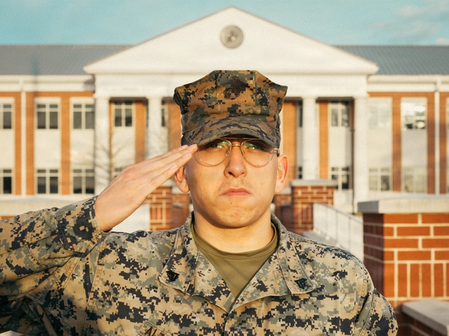 MCAS Cherry Point Colors Ceremony