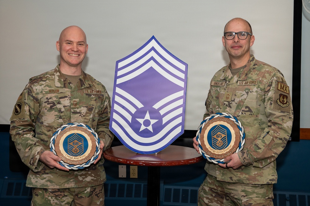 Two Hanscom AFB Airmen selected for chief master sergeant