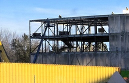 January 2026 construction operations for $55.75 million Collective Training Officers Quarters Project at Fort McCoy