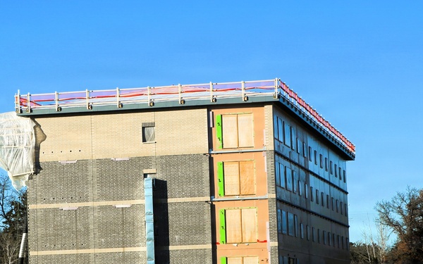 January 2026 construction operations for $55.75 million Collective Training Officers Quarters Project at Fort McCoy