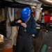Ronald Reagan Sailors and Contractors Perform Maintenance