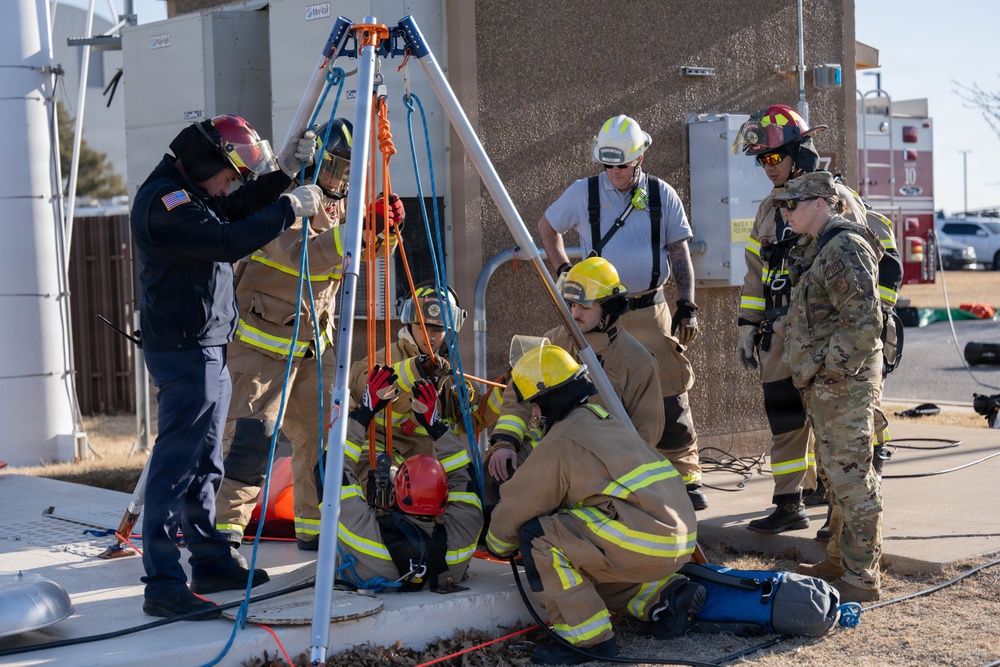 Confined Space, Big Impact: Altus Air Force Base Trains to Save Lives