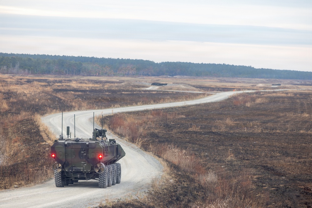 2nd Assault Amphibian Battalion Collective Gunnery Events