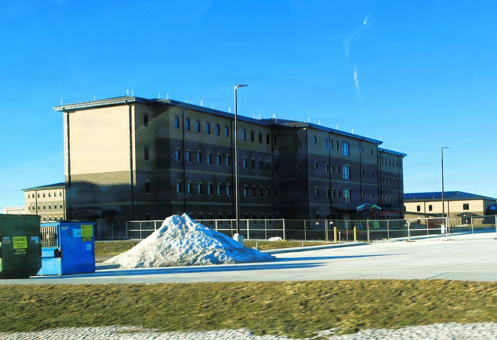 January 2026 construction operations of East Barracks Project at Fort McCoy