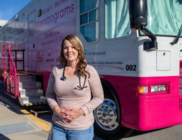 VA Collaboration Brings Mobile Mammography Bus to Veterans