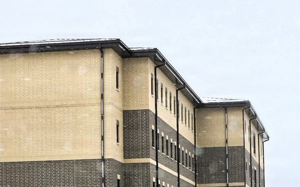 January 2026 construction operations of East Barracks Project at Fort McCoy