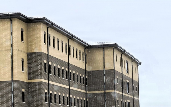 January 2026 construction operations of East Barracks Project at Fort McCoy