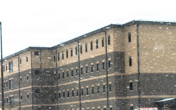 January 2026 construction operations of East Barracks Project at Fort McCoy