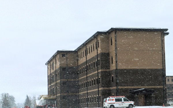 January 2026 construction operations of East Barracks Project at Fort McCoy