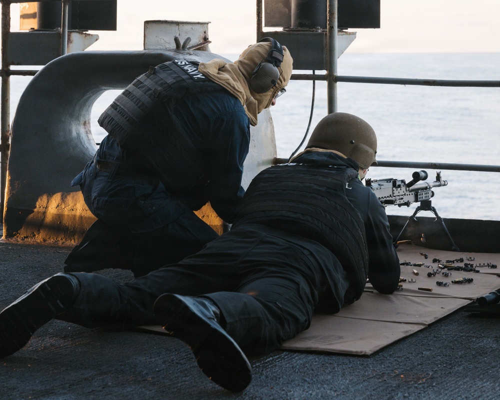 USS Theodore Roosevelt Conducts Live Fire Exercise