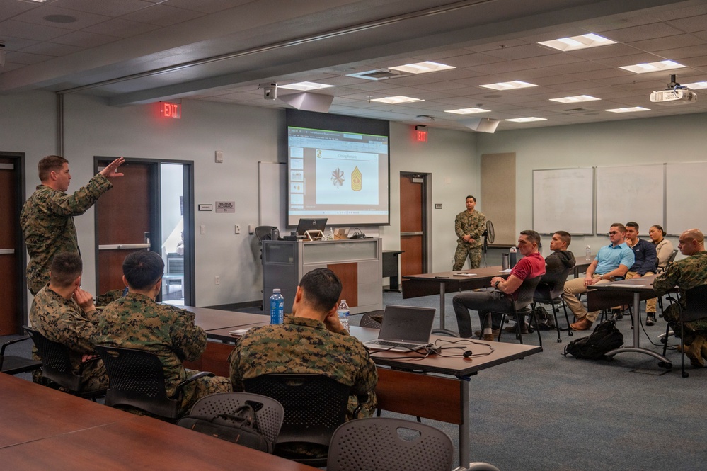 U.S. Marines with Expeditionary Contracting Platoon, 1st MLG participate in ECTE 26