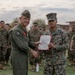 Maj. Gen. Wellons Meritoriously Promotes Cpl. Mendez Vega