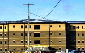 January 2026 construction operations of East Barracks Project at Fort McCoy